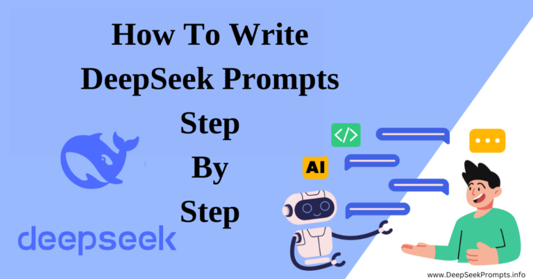 How To Write Best DeepSeek Prompts